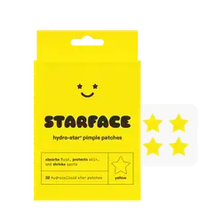 Hydro-Star Pimple Patches 32 Yellow Hydrocolloid Star Patches _ STARFACE