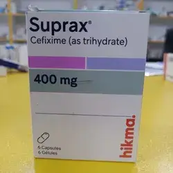 Suprax  400mg   6 Capsule  Hikma
