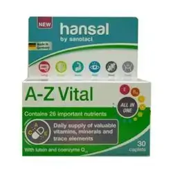 Hansal A–Z Vital – 30 Capsules