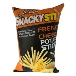 Snackysti French Cheese Potato Sticks Chips 25g