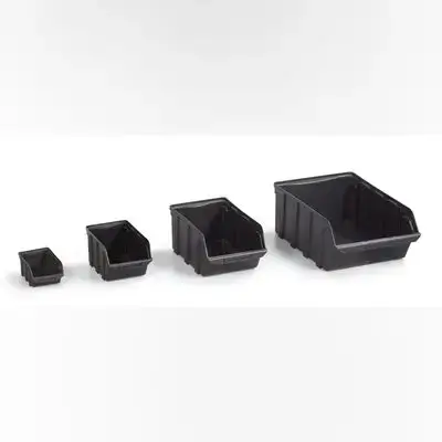Tekni Plastic Storage Bin No:4 Black