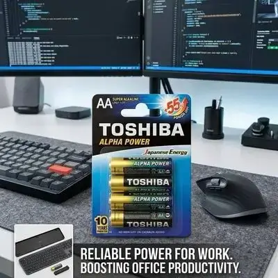 Toshiba Alpha Power AA Super Alkaline Batteries