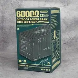 Remax Outdoor Power Bank 60.000mAh Rpp-609