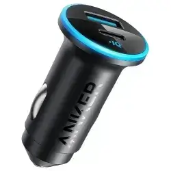 Anker 323 Dual-Port High Speed Car Charger 52.5W – Black