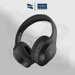 BRAVE AuraMax Wireless Active Noise Cancelling Headphones Bluetooth - Black