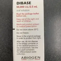 DIBASE 50,000 I.U/2.5ml Vitamin D3 oral solution