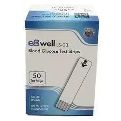 eB check II Blood glucose test strips 50 test strips