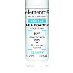 ELEMENTRE FENTLE AHA FOAMER 6%GLYCOLIC ACID + ZINK 125ML CLARIFY