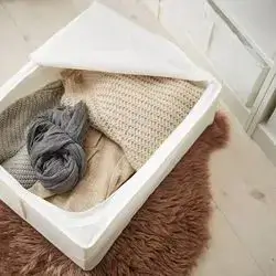 White cupboard Organizing Box