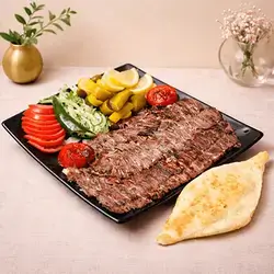 Half A Plate Of Meat Shawarma