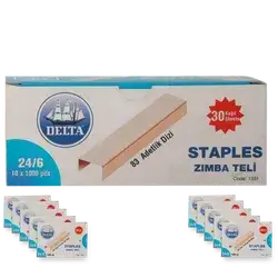 Staples-1 Set Large=10 small Carton-12 series- 83 pcs