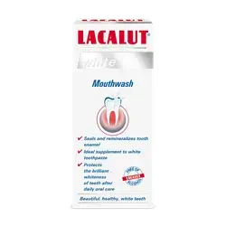 White Mouthwash 300ml _ LACALUT