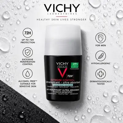 Vichy Anti-Transpirant 48h Roll-On (Black) 50ml