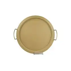 40Cm Round Beige Tray