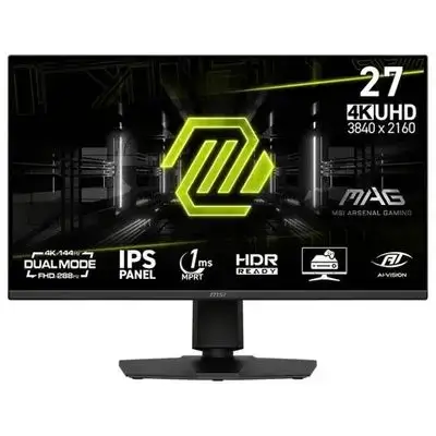 Msi Mag Monitor 275Upd E14 Uhd Ips 1ms Hdr 4k 144hz Dual Mode Fhd 288hz
