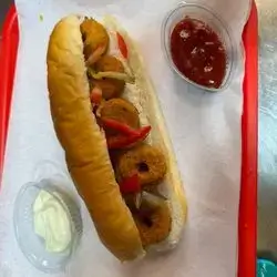 Falafel Sandwich With French Bun