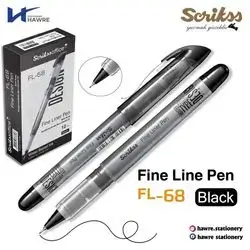 Fine Liner Pen Black-0.6