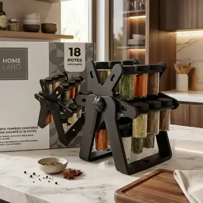 Rotating spice stand / Ferris wheel spice rack
