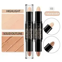 QIC PLOY 101 STICK Dual-Head Concealer and Contouring -Shade: 03