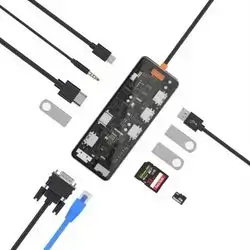 WiWU Cyber Transparent USB-C Hub