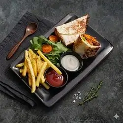 Beef Burger Wrap