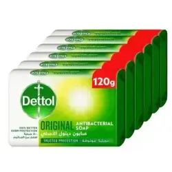Dettol Original Bar Soap Pine Scent 120g x 6