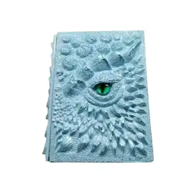 3D Dragon Eye Journal Notebook Sky Blue