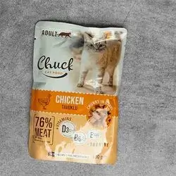 Chuck cat food Adult Fish 100g