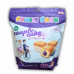Family Blueberry Cake, 1 bag, 10 pieces