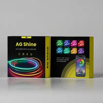 ڕووناکی LED ی AG شاین بە RGB - 5 مەتر