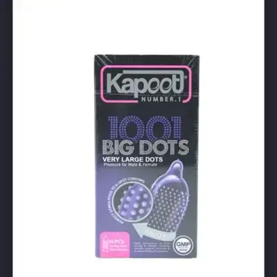 kapoot Big dots &ribbed condom