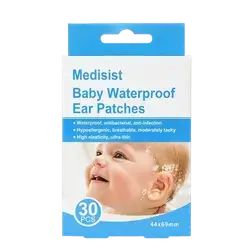 Baby Waterproof Ear Patches 44×69mm 30 Pcs _ Medisist