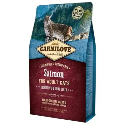 Carnilove Sensitive & Long Hiar Salmon 2kg