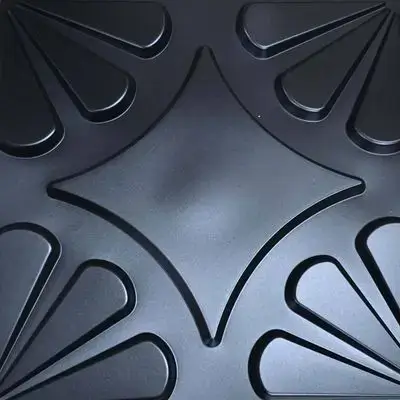 3D Wall Panels Black D96