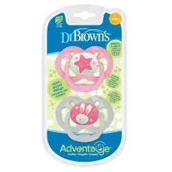 Dr Brown's 6-18 M pacifier 2 pcs
