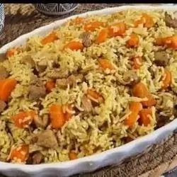 Carrot Rice With Chicken