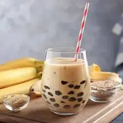 Banana And Chocolate Bubble Tea