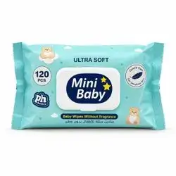 Mini Baby Ultra Soft Baby Wipes – 120 Pieces