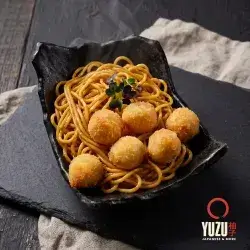 Cheese Crab with Noodles