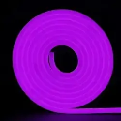 Neon flexible strip light purple
