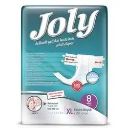 Joly Adult Diapers  XL Size, 8 Pcs