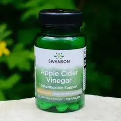 swanson apple cider vinegar 200 mg 120 tablets