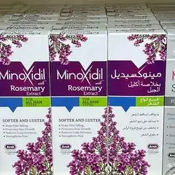 Minoxidil shampoo rosemary extract