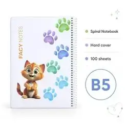 Hardcover Spiral Notebook – B5 | 100 Sheets