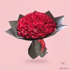 Bouquet Flowers- Red