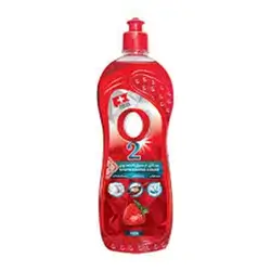 O2 Dishwashing Liq Strawberry 900ml