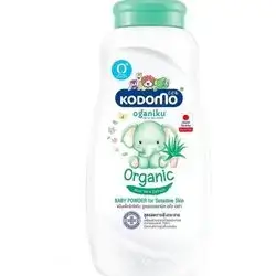 KODOMO Organic Aloe Vera Extract Baby Powder for Sensitive Skin 160g