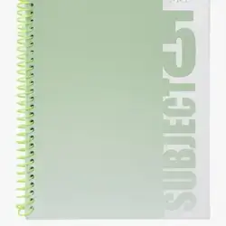 notebook Large two-part English calligraphy