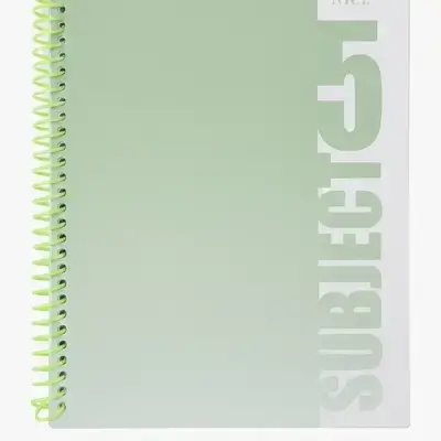 notebook Large two-part English calligraphy