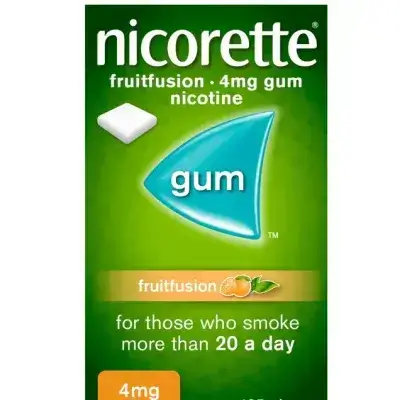 Nicorette Fruit Fusion Chewing Gum 4 mg 15 count